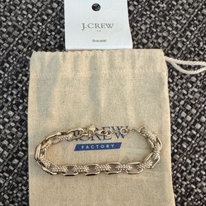 J. Crew Gold and Pearl Bracelet